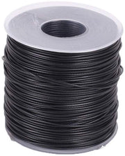Cavo in acciaio inossidabile 2 mm - Nero in plastica verniciato - 100 m - Resistente alla corrosione - Alta resistenza - Cavo per corde da bucato/ supporto per alberi da frutto - Filo in acciaio inossidabile