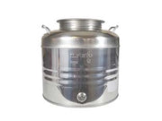 FUSTO INOX PER OLIO GRAFFATO LT.30  ø mm.310x480h.    MAFFEI