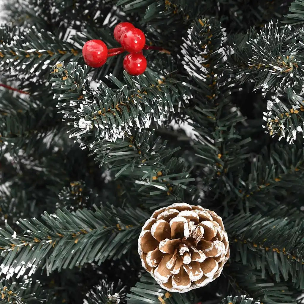 Albero di Natale artificiale con 150 LED Verde 150 cm 3395870