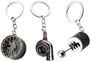 Accessorio per chiavi per auto - Design creativo - Materiale duraturo - Fissaggio in acciaio di alta qualità - Elegantemente funzionale - Accessorio per chiavi per auto con fissaggio in acciaio.