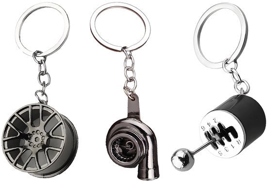 Accessorio per chiavi per auto - Design creativo - Materiale duraturo - Fissaggio in acciaio di alta qualità - Elegantemente funzionale - Accessorio per chiavi per auto con fissaggio in acciaio.