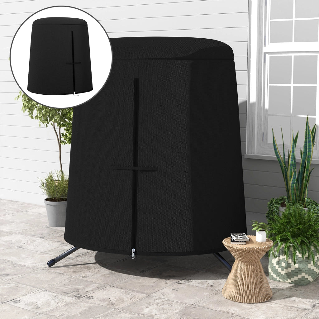 Copri Mobili da Giardino ¨C zephmum ¨C 196x196x230 cm, Nero, Polipropilene