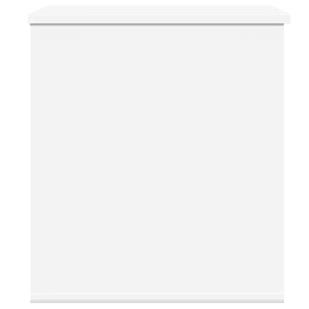 Contenitore Portaoggetti Bianco 60x42x46 cm Legno Multistrato