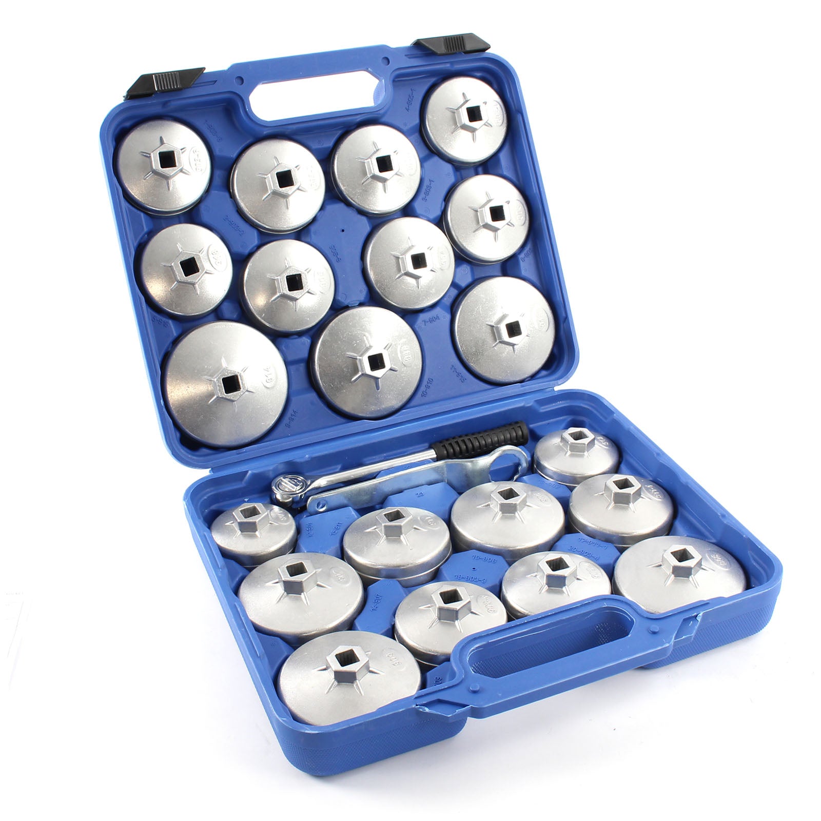 Set di tappi chiavi per filtro dell’olio 23 pz in alluminio pressofuso per auto