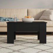 Tavolino da Salotto Nero 79x49x41 cm in Legno Multistrato cod mxl 10418