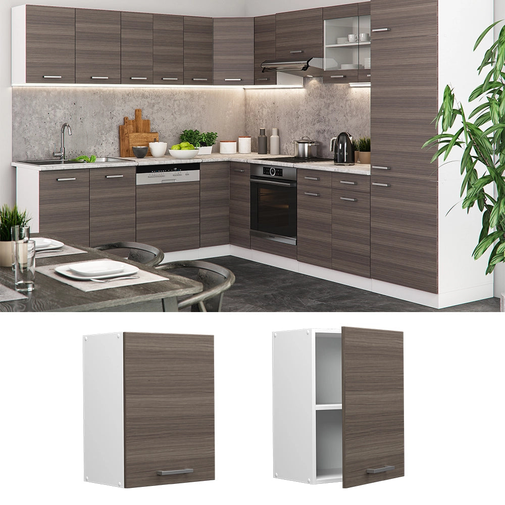 Vicco Pensile da cucina Grigio 45 cm