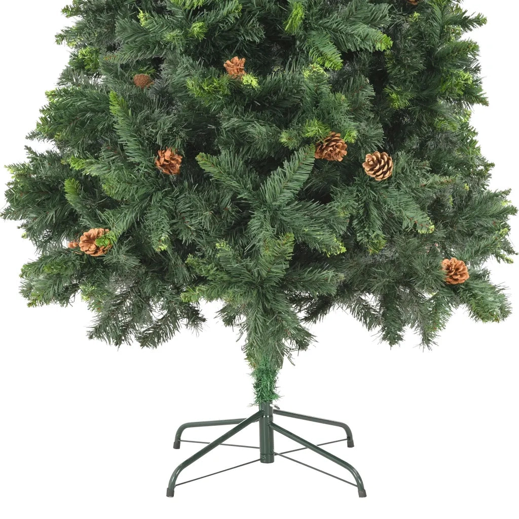 Albero di Natale Artificiale con Pigne Verde 210 cm 284316