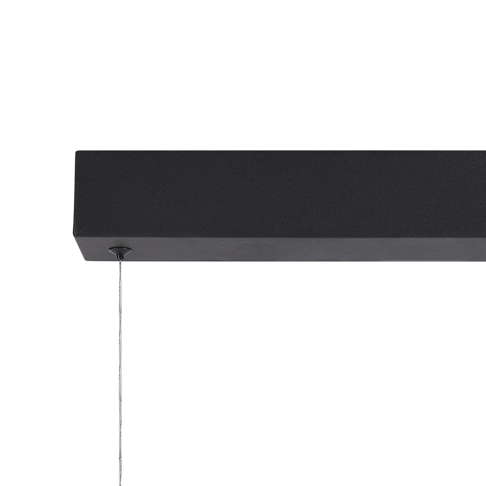 Lampada a sospensione in ferro Nero con luce a LED integrata novità ondulata illuminazione moderna a sospensione