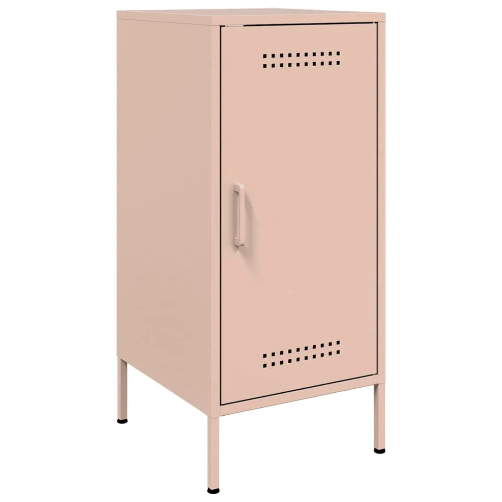 Buffet credenza cassettiera armadio mobile contenitore organizer per cucina soggiorno salotti set da 2 36 x 39 x 79 cm acciaio rosa 02_0036940