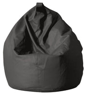 Poltrona a Sacco Pouf in Similpelle Grigio
