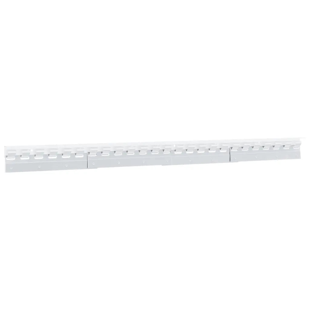 Piastre di Collegamento 4 pz Argento 28 cm Acciaio Inossidabile 153877