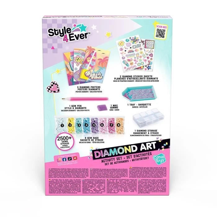 Canal Toys - STYLE 4 EVER - Kit Diamant'art - Compatibile con la custodia LED Diamond Art - OFG 321