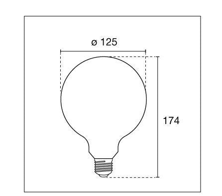 Century Lampadina Led Saten Globo E27 10W 4000k