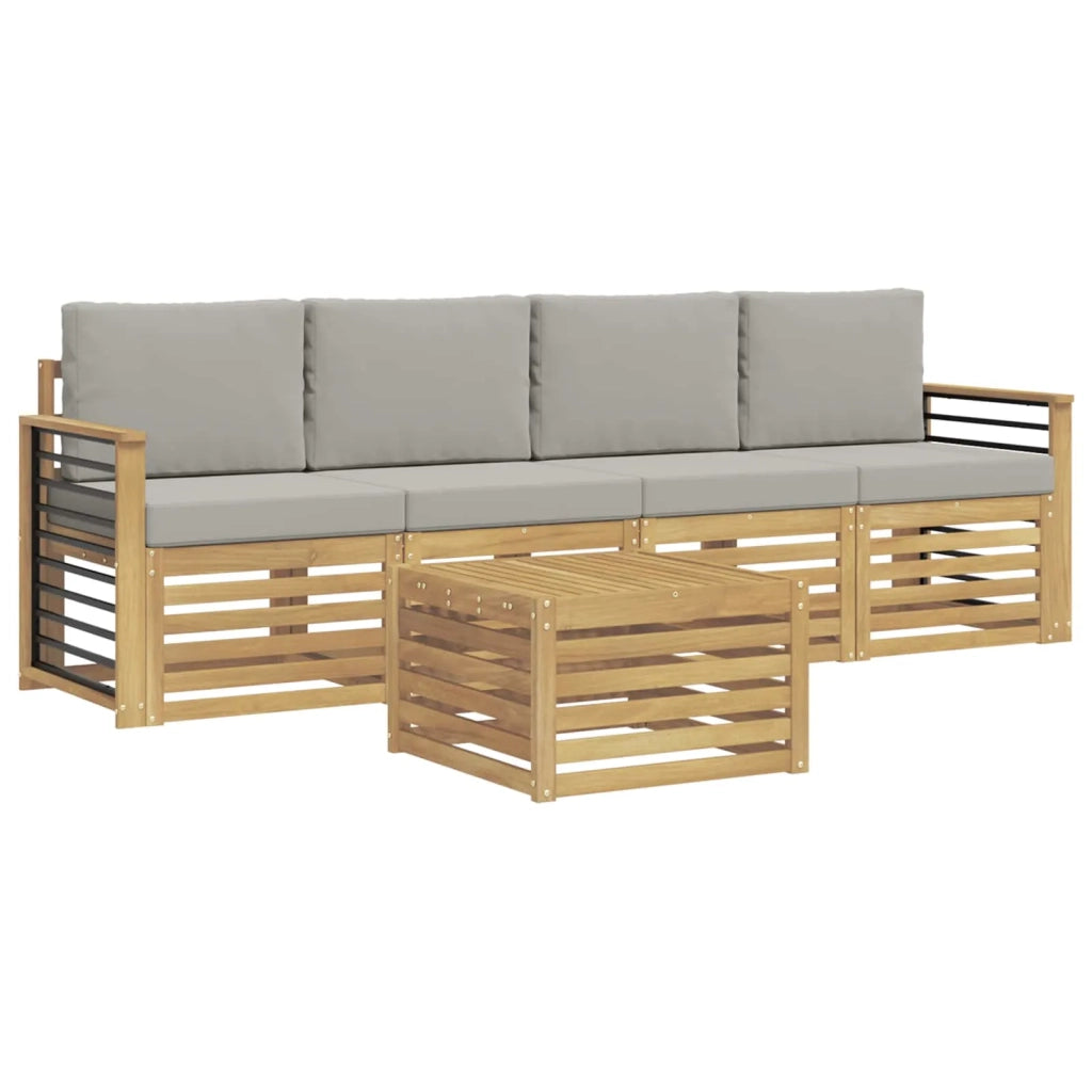 Set divani Legno di Acacia Massello