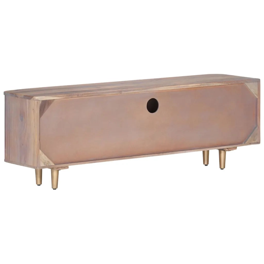 Mobile Porta TV-Mobile per TV-Credenza TV 118x30x40 cm in Legno Massello di Acacia 843400