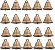 Campanelli in bronzo antico, 20 pezzi, decorazione DIY per matrimonio e casa, suono melodico, campane a vento.