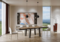 Tavolo Allungabile 180-440x90x77 cm Bridge Evolution Noce