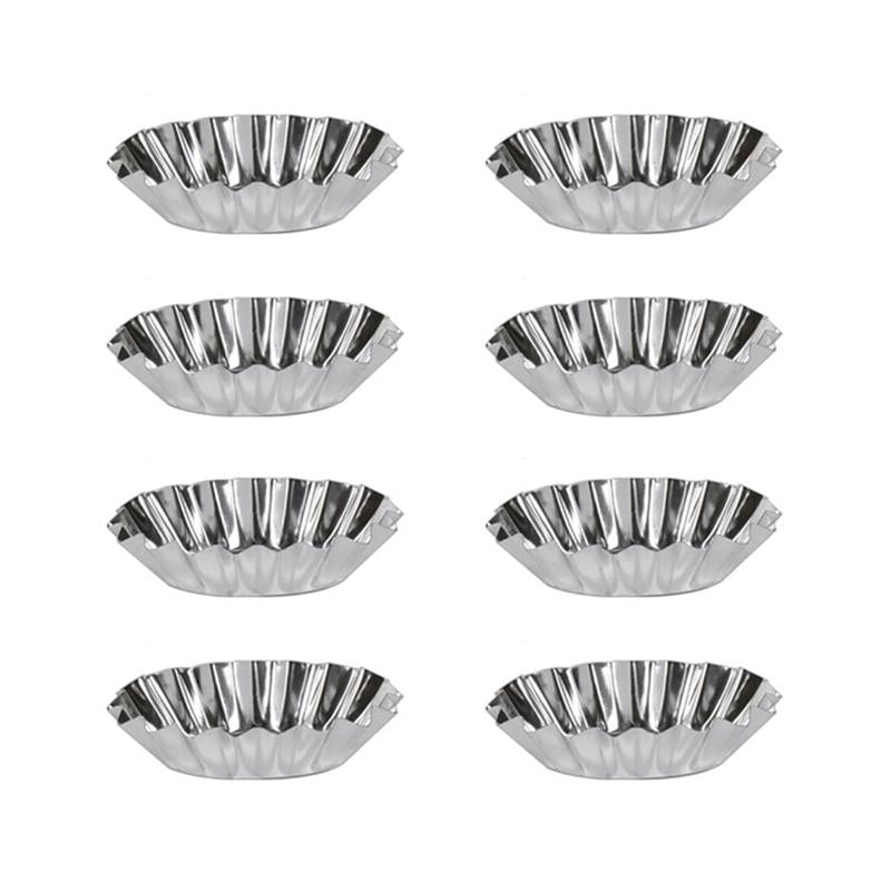 MAURY'S FORMINE OVALI PER DOLCI IN SET DA 8 PEZZI DA 10 CM