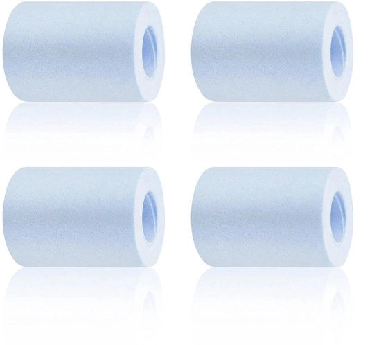 Filtro a più strati in cotone, 5,4 cm di lunghezza, elemento filtro, riduce l'acqua dura, filtro in cotone per la filtrazione dei residui nel water.