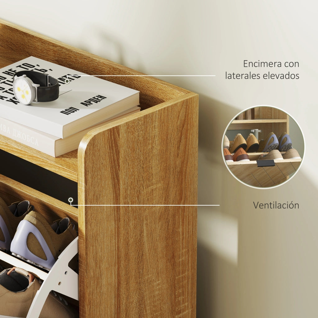 Cassettiera 4 Cassetti per Scarpe ¨C Zephmum ¨C Robe 60x40x80