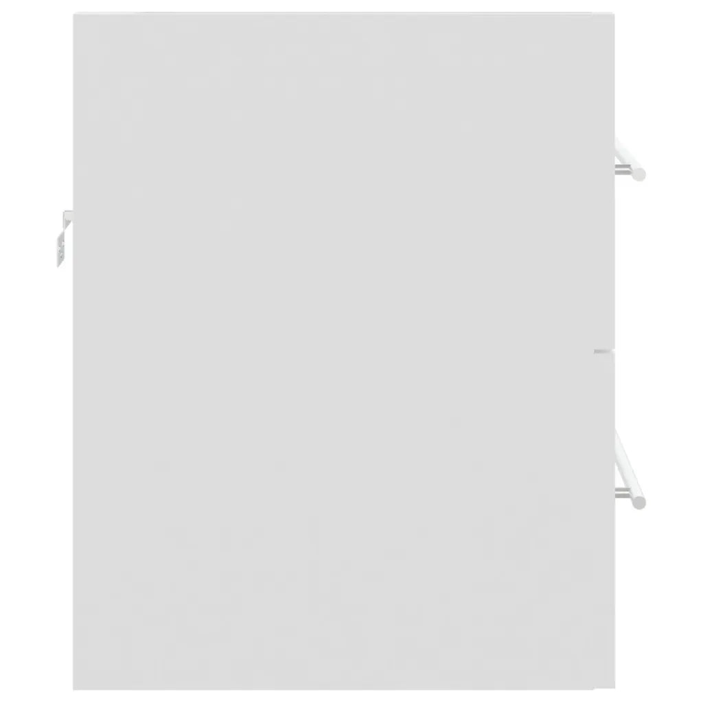 Elegante mobiletto sottolavabo per bagno 60 x 38,5 x 48 cm in legno composito bianco 02_0047808
