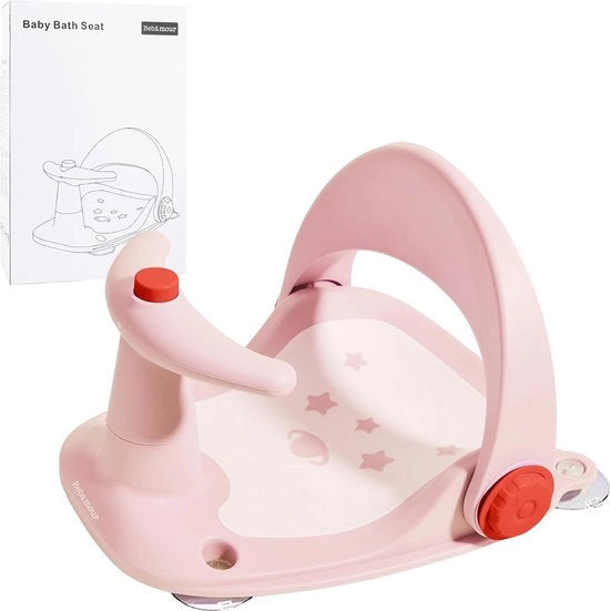 Sedile per bambini con morsetto robusto, 3 posizioni, antiscivolo, per bambini in età prescolare, 6-18 mesi, colore rosa