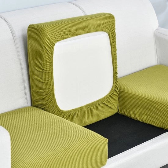 Cuscino banco copri - Cuscino molto elastico, copri banco per la sala da pranzo, copri sedile, antiscivolo e soffice, con fondo elastico, Cuscino copri tridimensionale: lunghezza 150-190*larghezza 50-65*altezza 5-20cm - verde