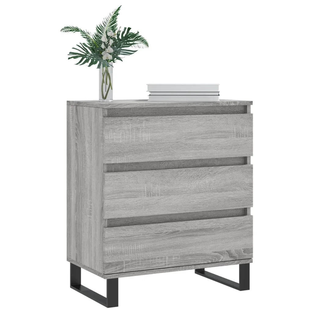 Credenza Grigio Sonoma 60x35x70 cm in Legno Multistratocod mxl 128741