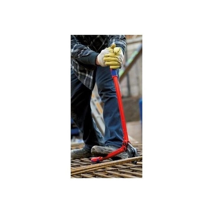 KNIPEX 71 72 910 Tagliabulloni in Acciaio Cromo-Vanadio con Impugnature Bimateriale 910 mm colore Grigio