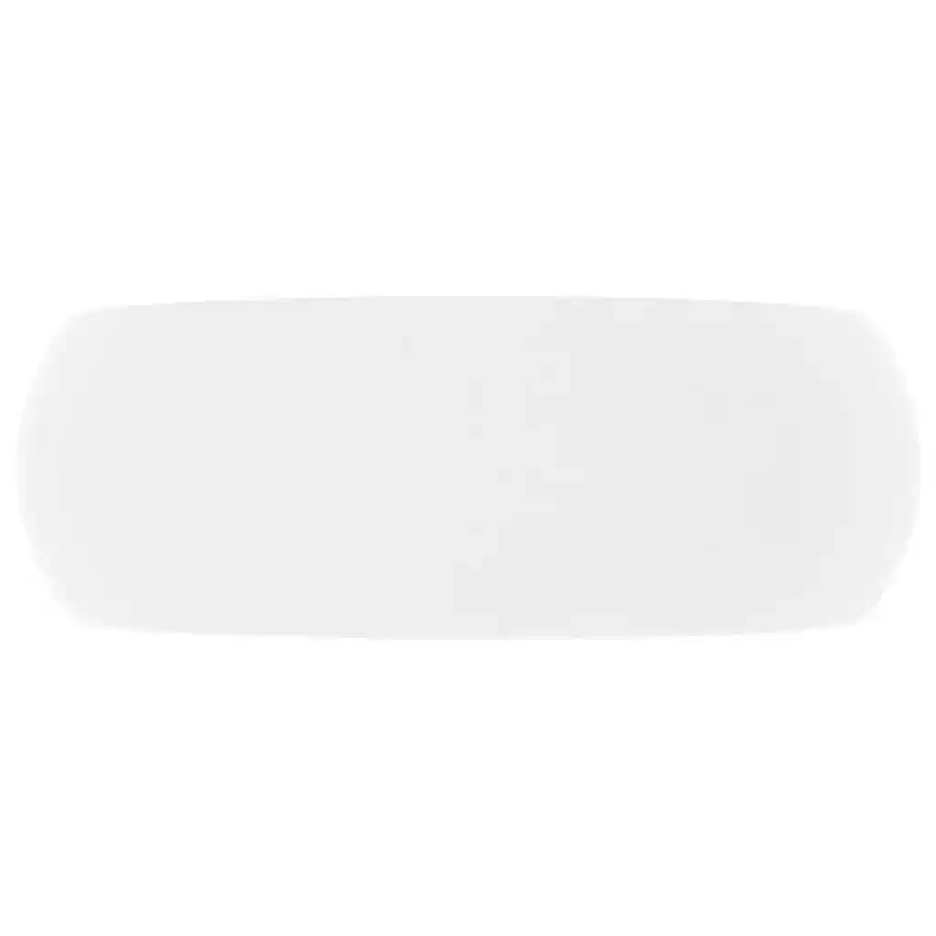 Lavandino Lusso Rotondo Bianco Opaco 40x15 cm in Ceramica cod mxl 49616