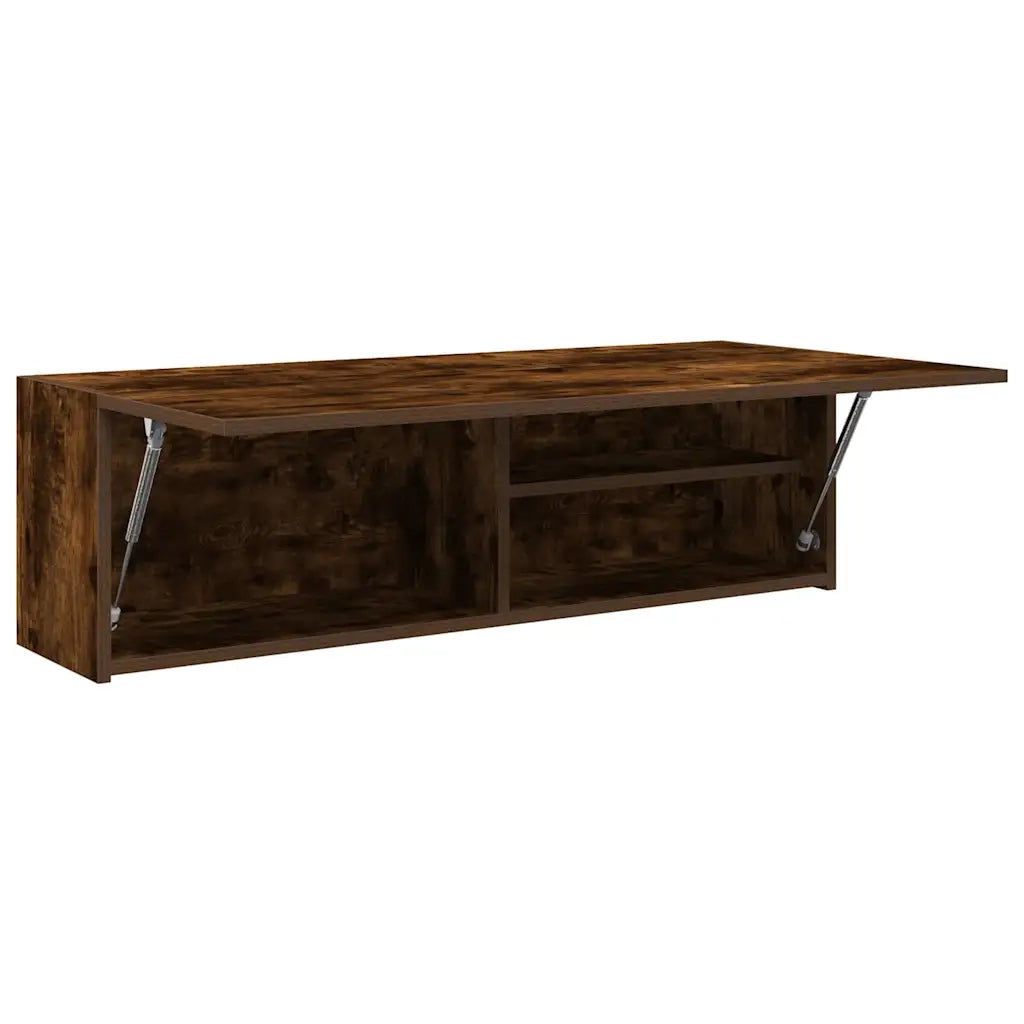Armadietto Bagno Rovere Fumo 100x25x30 cm in Truciolato 860098