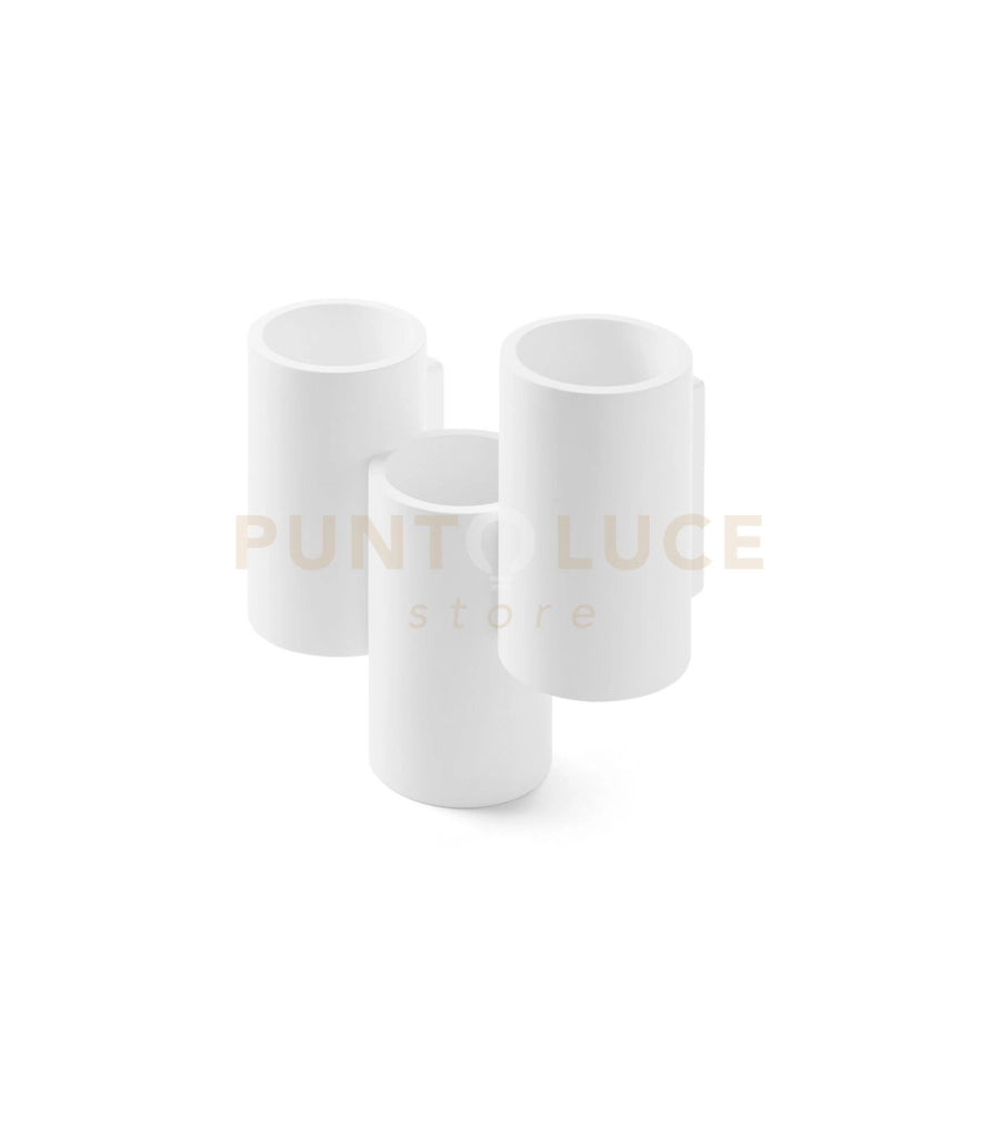 ARTA applique da parete 6 Luci attacco G9 Up/Down bianco in gesso L.260mm