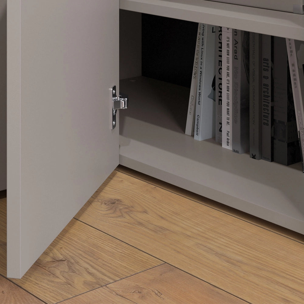 Vicco Credenza Grigio 80 x 50 cm con porta