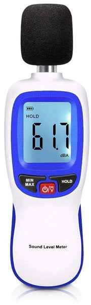 Misuratore del livello del rumore - Misuratore digitale portatile del rumore - Per misurazioni del rumore - 30-130 dBA - Per controllo e qualità del rumore - Ideale per...
