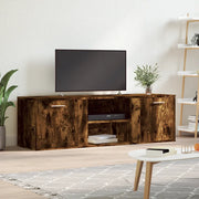 Mobile Porta TV-Credenza per TV Rovere Fumo 120x34x37 cm Legno Multistrato