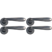 MEZZA MANIGLIA GOCCIA CROMO - ZAMA CROMO SATINATA Q8 DX CF=PZ 4