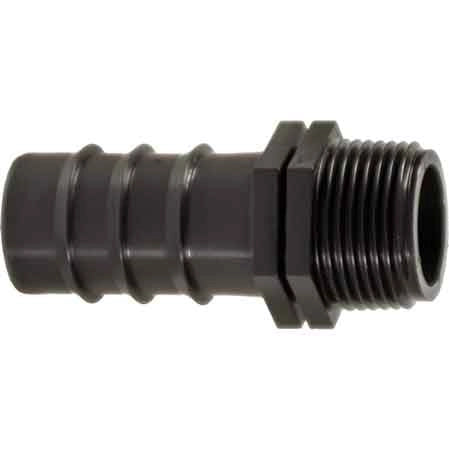 RACCORDO MASCHIO BASSA PRESSIONE Ø mm 20x1/2 - 100 pezzi- IRRITEC