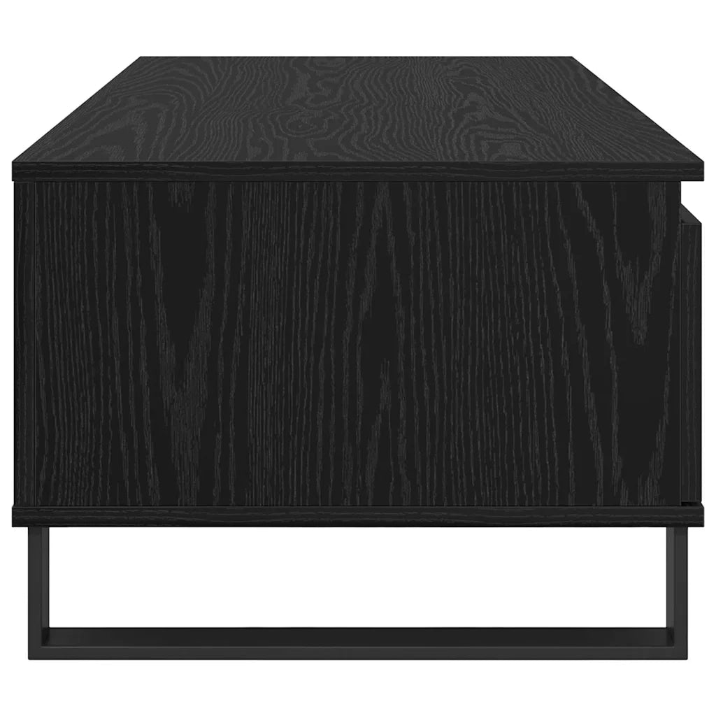 Tavolino da salotto | Tavolino da caff¨¨ | Tavolino da Soggiorno con cassetto Rovere Nero 90 x 50 x 36,5 cm