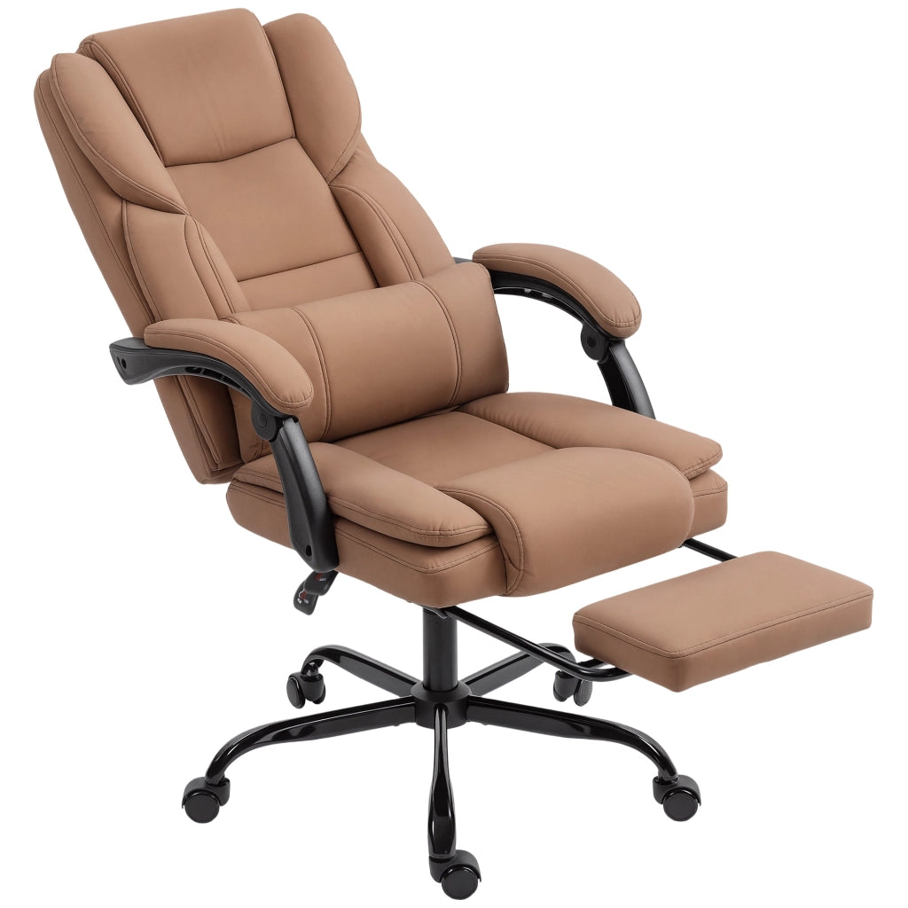 Sedia da ufficio ergonomica ¨C zephmum ¨C marrone 65x67x111-119cm