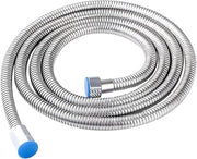 Doucheslang in Acciaio Inossidabile - 3 Metri - Badslang Anti-kink Universale - Flexibile - Connesso a G1/2" - Finitura a Cromatura - Slang Flexibile per Doccia e Maniglia Doccia - Rubinetto