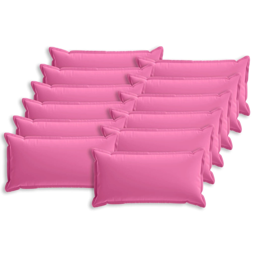 Federa 12 pcs HOUTEN Rosa 40 x 80 cm Poliestere 918309