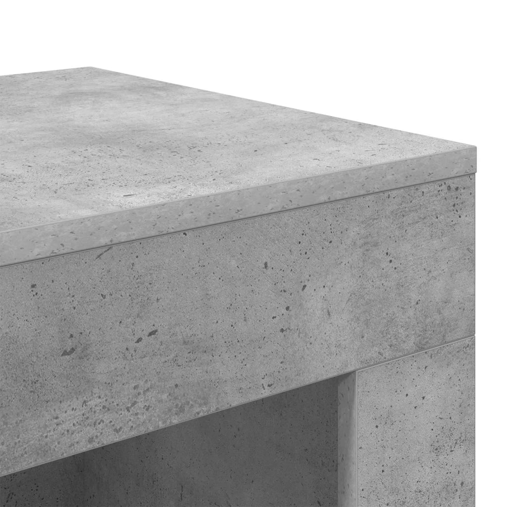 Tavolo laterale Grigio Cemento 60 x 40 x 65 cm 899898
