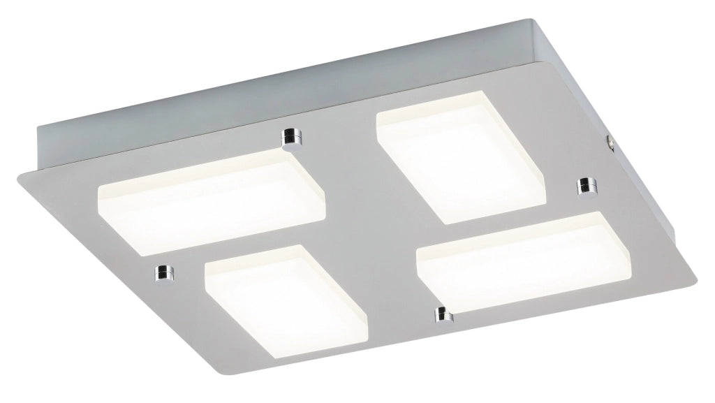 Plafoniera LED bagno Rabalux Ruben 30cm cromo IP44