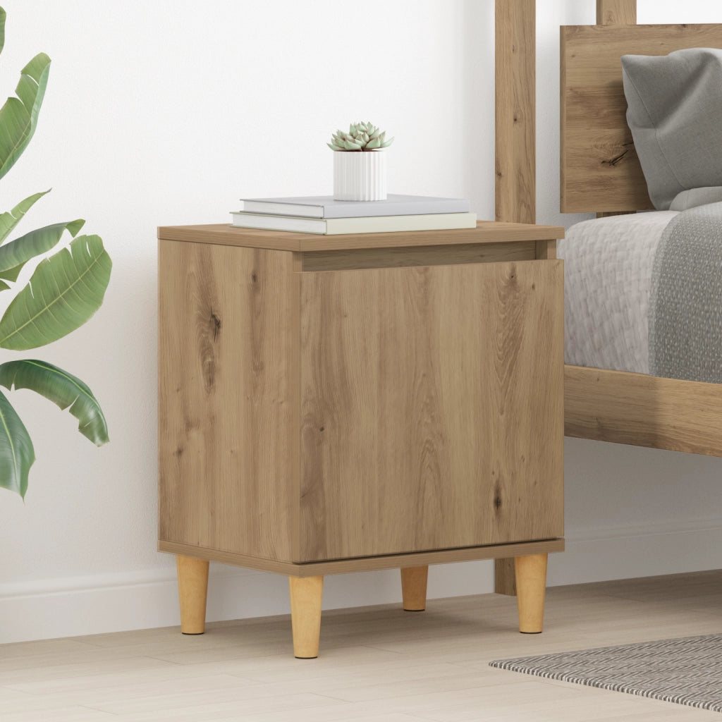Comodino in rovere artigianale Rovere artigianale MDF