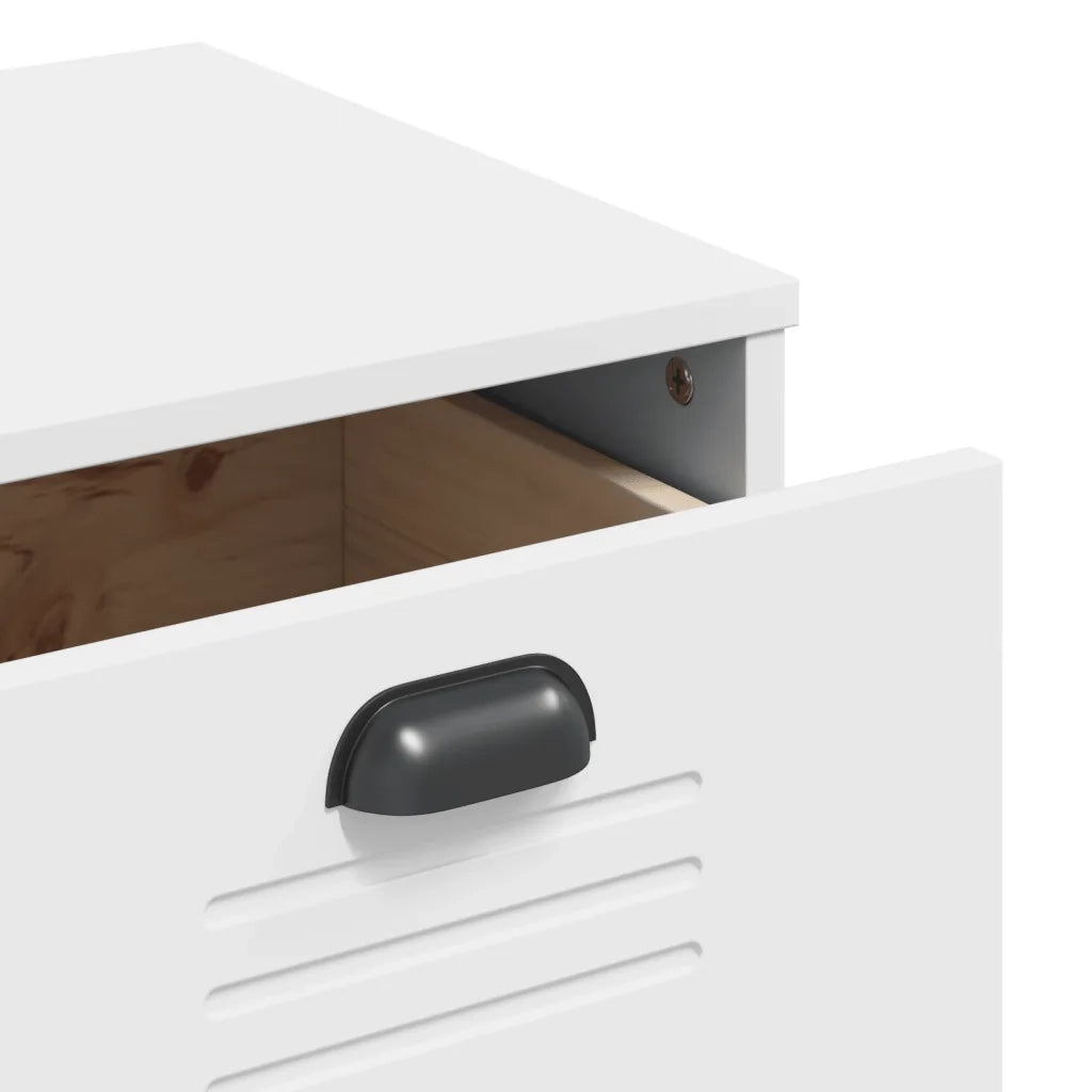 Cassettiera VIKEN Bianca in Legno Multistrato 374920