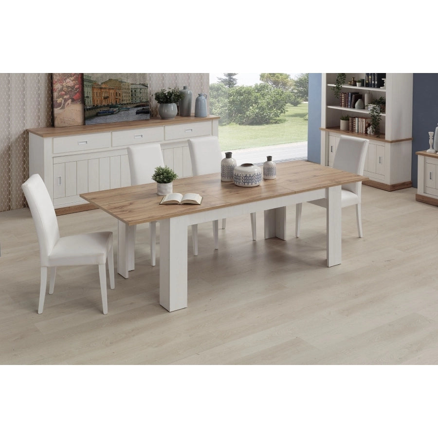 TAVOLO ALLUNGABILE 160/220X88XH78,5CM PINO / WOTAN