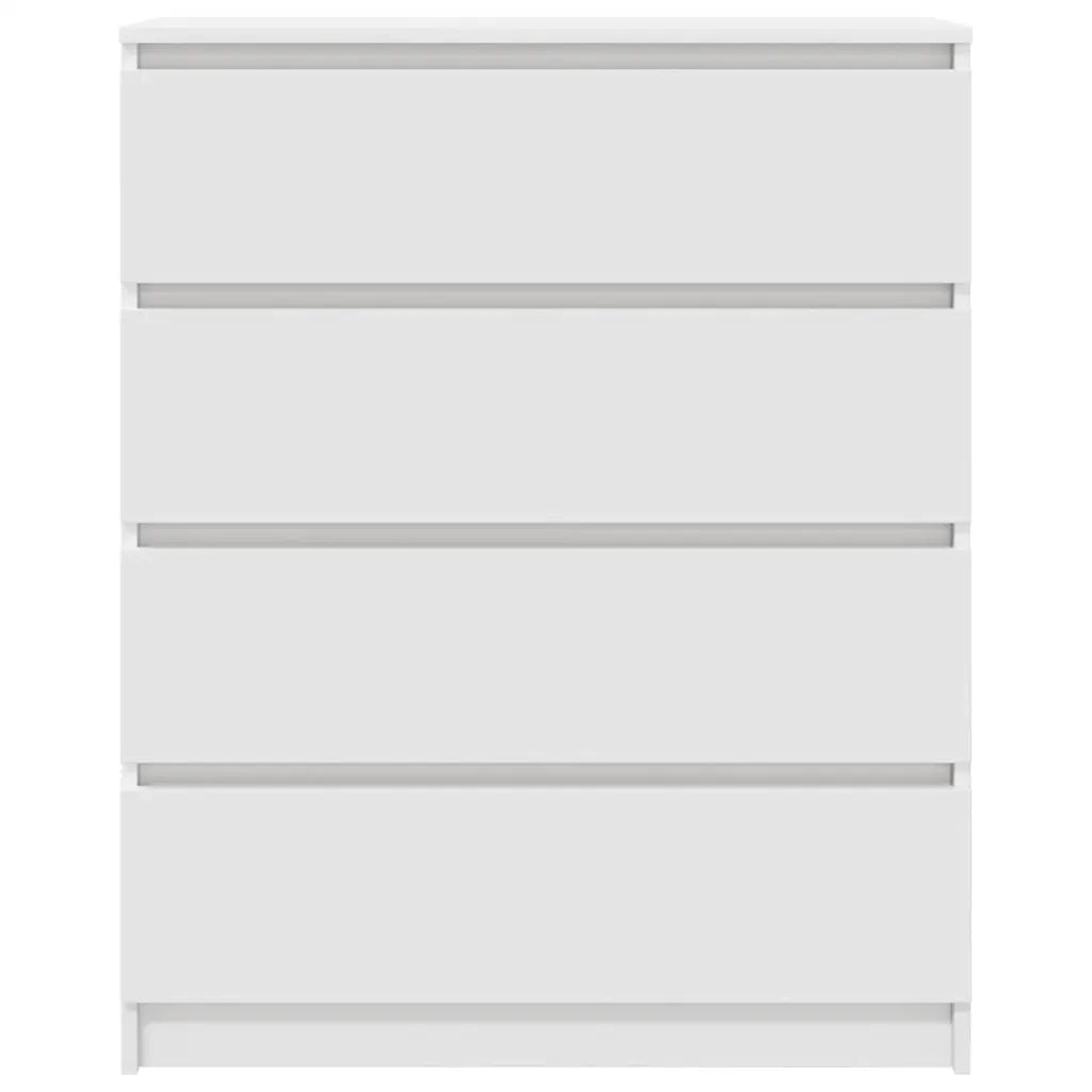 Credenza | Madia | Buffet da pranzo | Armadio da pranzo Bianca 80x35x99 cm in Legno Multistrato