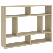 Scaffale a parete | Ripiano a parete | Mensola a parete Rovere Sonoma 75x16x55 cm Legno Multistrato