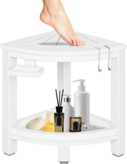 Sedia per doccia in HDPE, design moderno, 2 strati, con cuscinetti antiscivolo per i piedi, per doccia interna, ergonomico e impermeabile