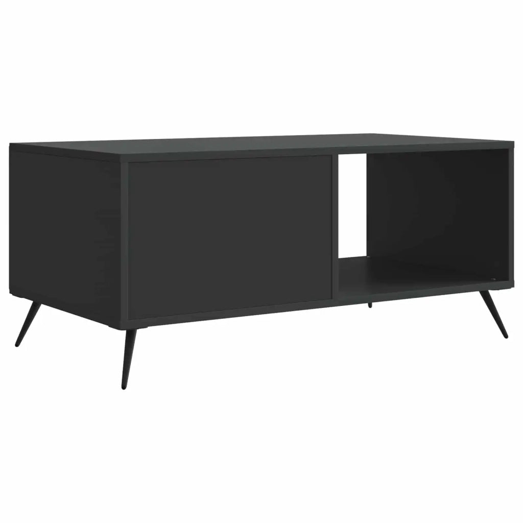Tavolino da salotto Nero 90 x 50 x 40 cm Legno ingegnerizzato 895646